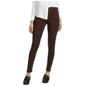 J Brand Burgundy Skinny Jeans sz 30